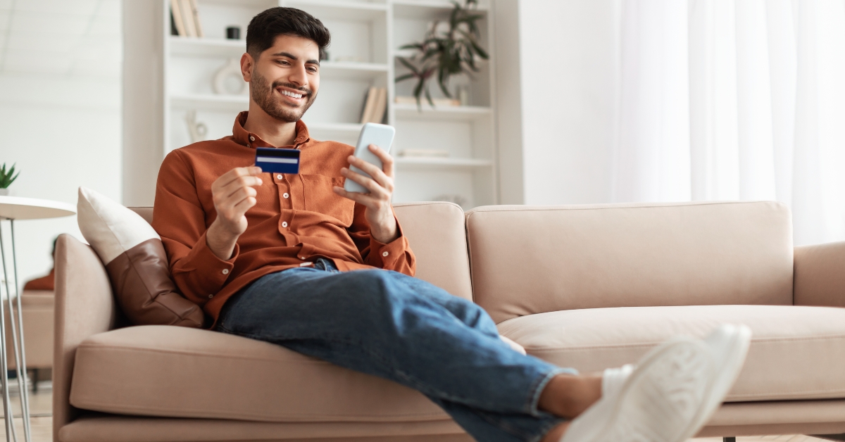 using phone and credit card