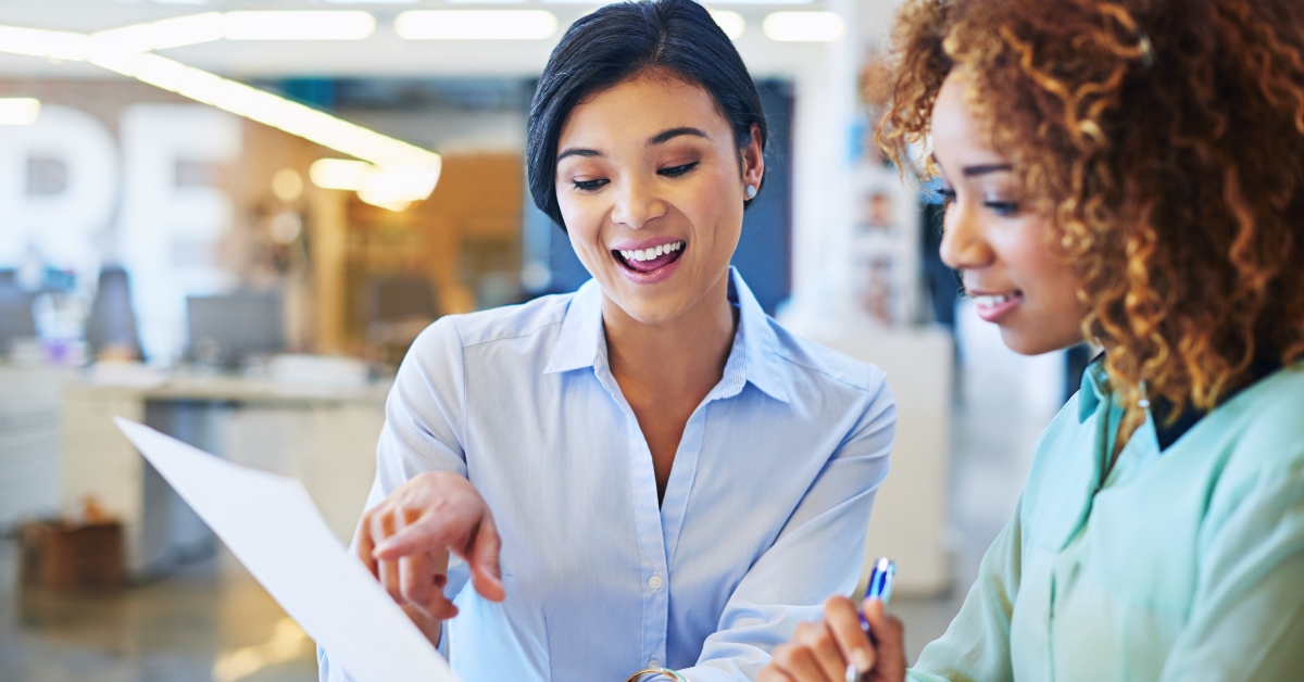 woman manager and candidate