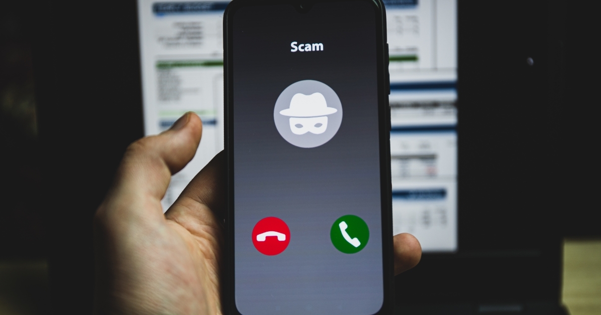 incoming call from scammer