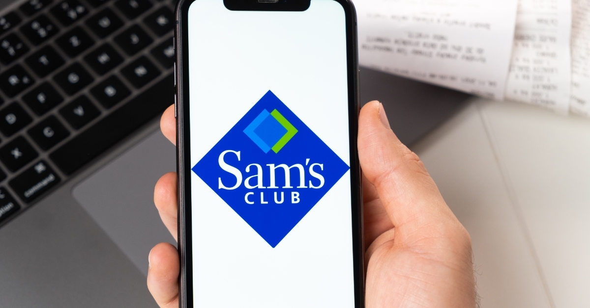 Sam's Club application on smartphone