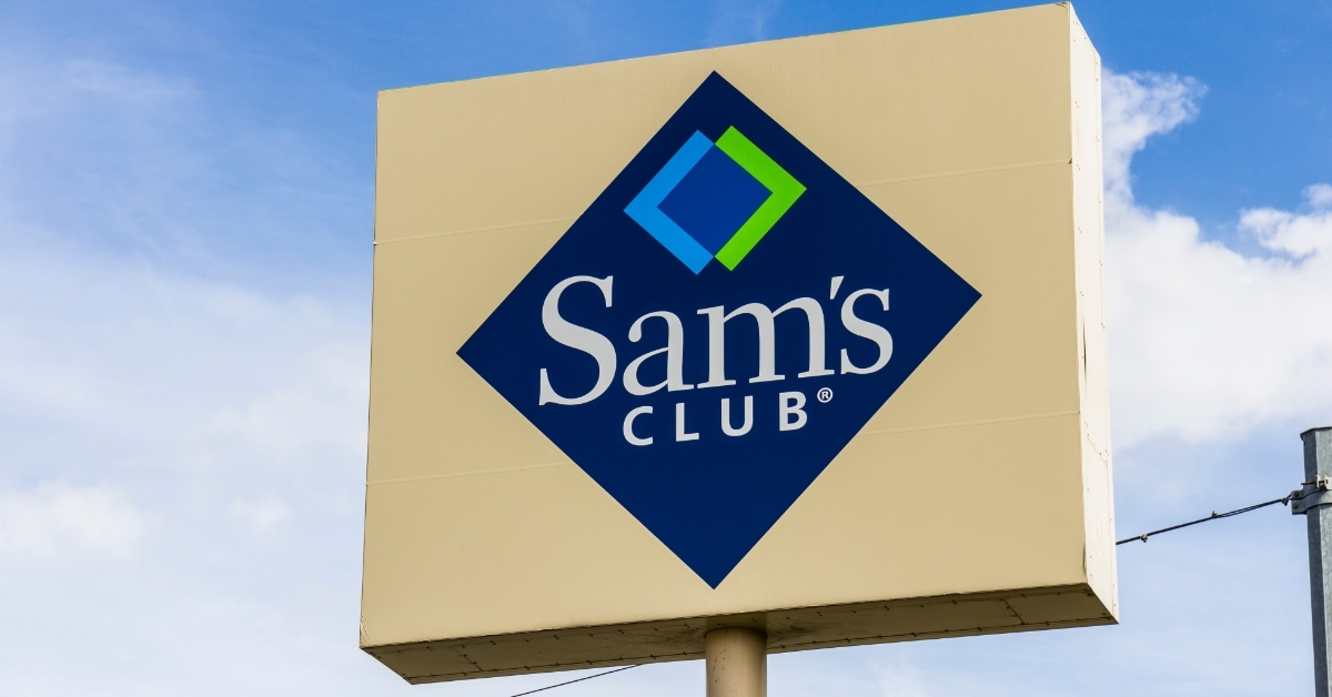 Sam's Club Warehouse billboard outdoors