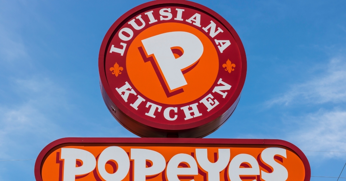 Popeyes Louisiana Kitchen billboard