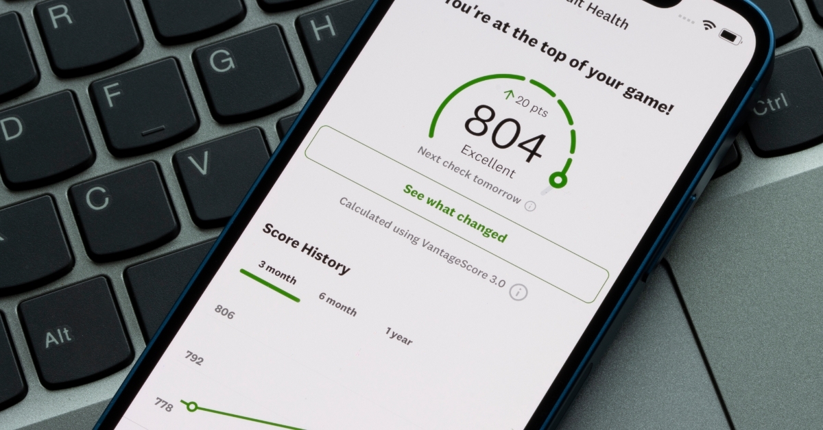 Credit Karma app on iPhone