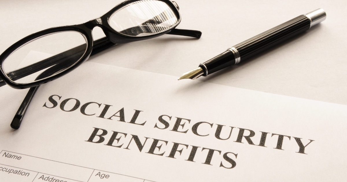 glasses on social security benefits form