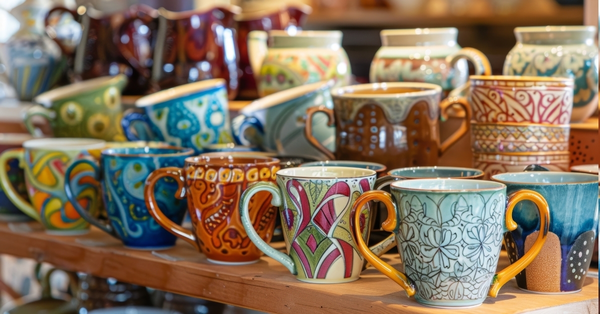 intricate and unique drinkware