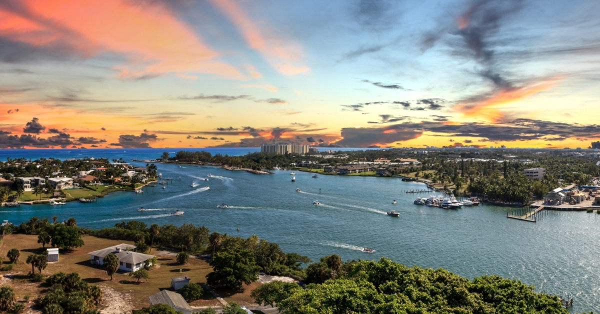 Loxahatchee River from Jupiter Inlet Lighthouse