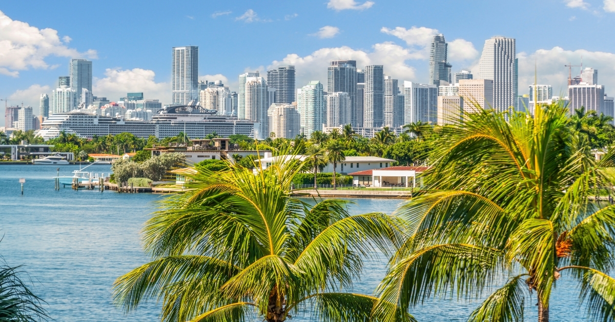 View from apartment condo in Florida