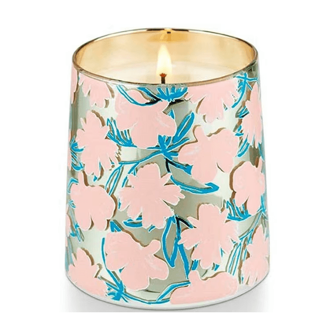 coconut milk mango pearl glass candle