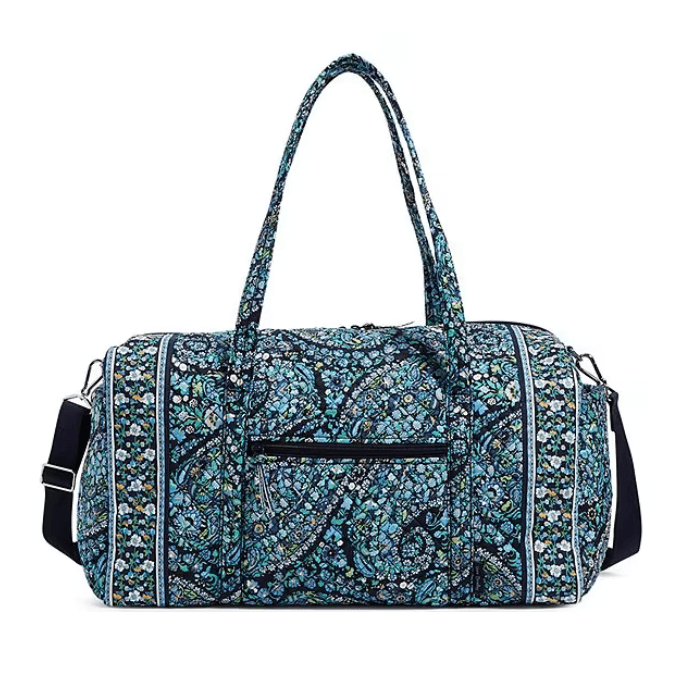 large quilted travel duffle bag