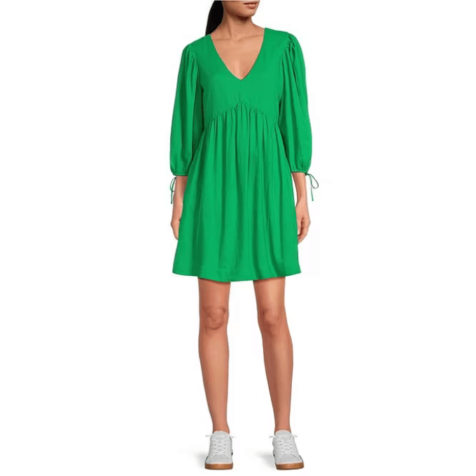 linen blend sundress