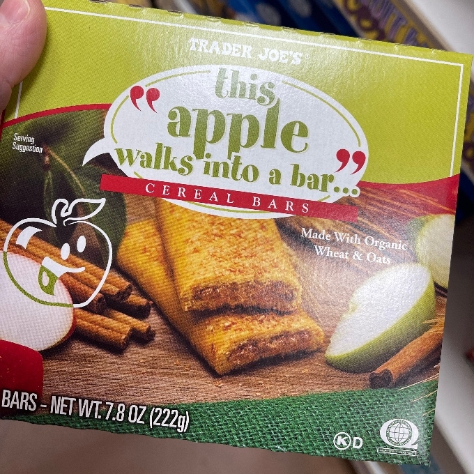 apple walks into a bar cereal bars