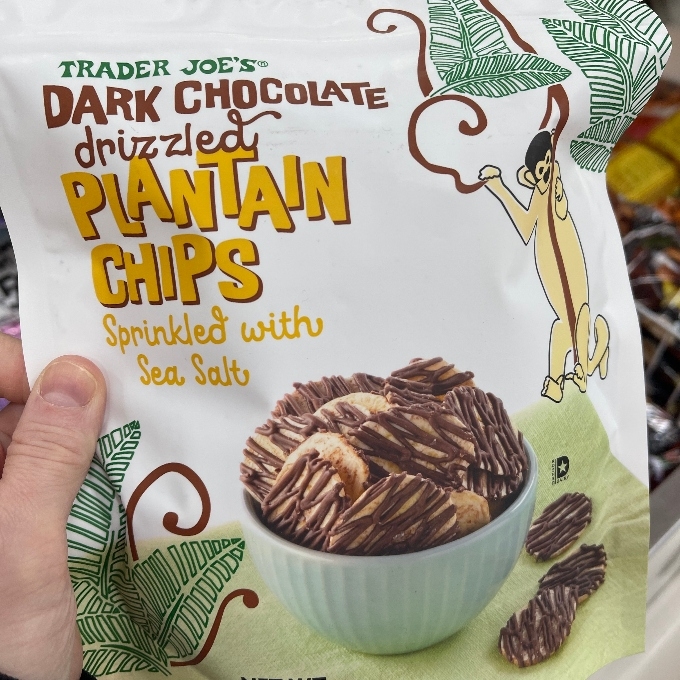 drizzled plantain chips