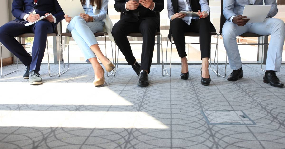 people waiting for job interview