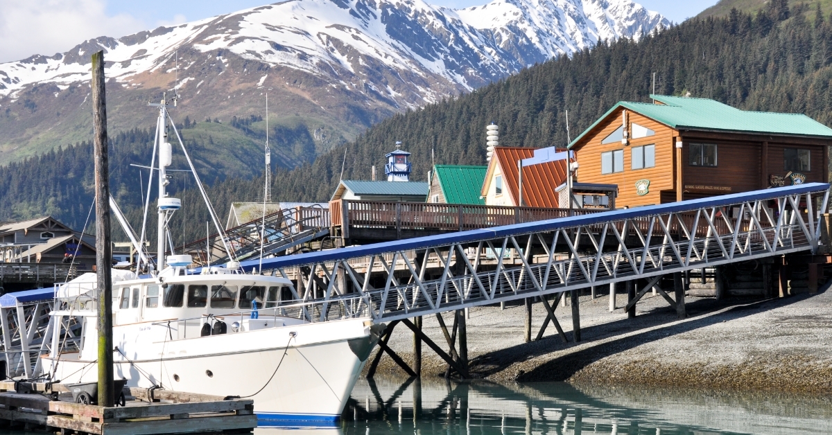 Seward Bay Harbor in Alaska