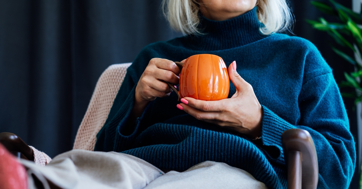 calm autumn holidays at home