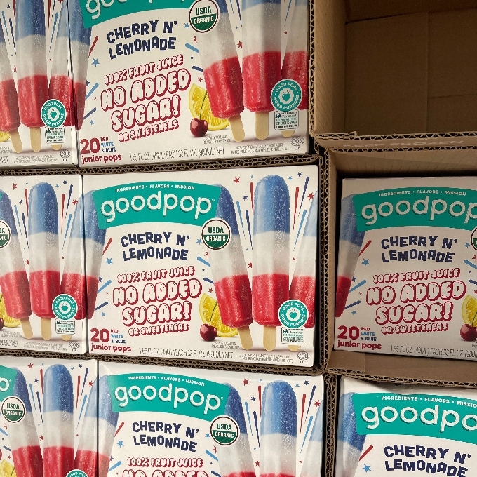 GoodPop Cherry N’ Lemonade Popsicles
