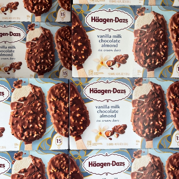 Haagen-Dazs Vanilla Chocolate Almond Bars