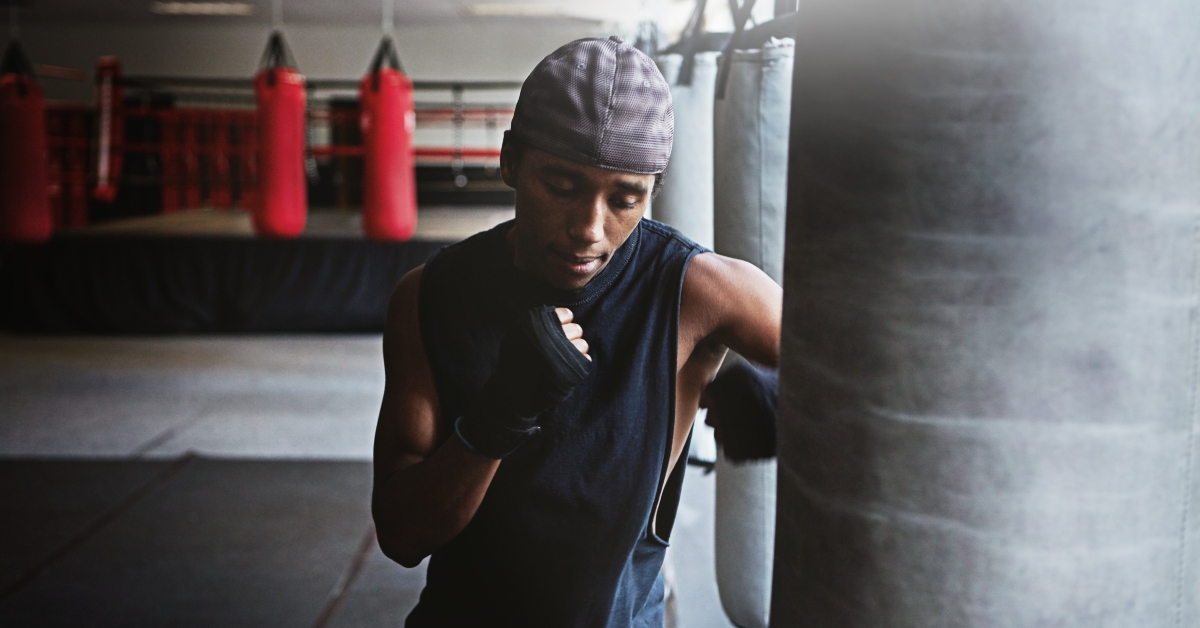 mma fighter training