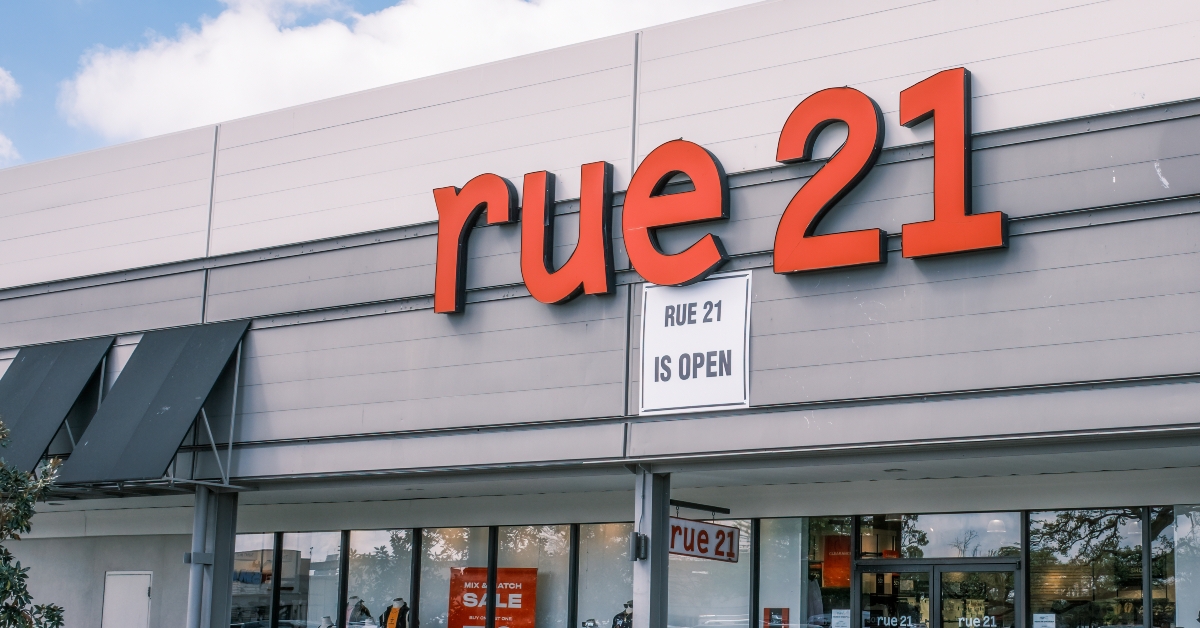 rue 21 clothing store