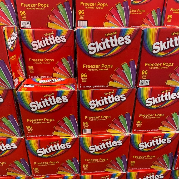 Skittles Freezer Pops