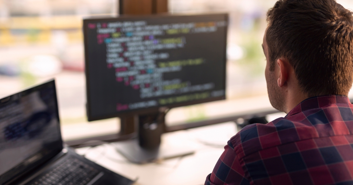 software developer working