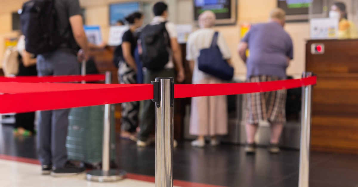 airport security post