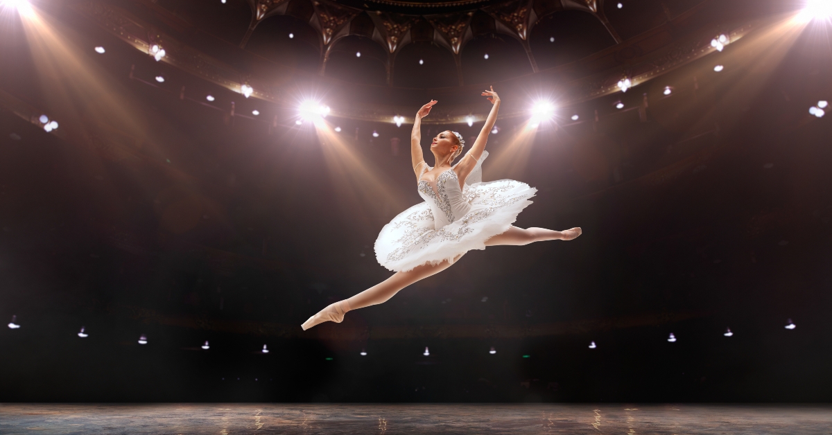 ballet dancer on stage