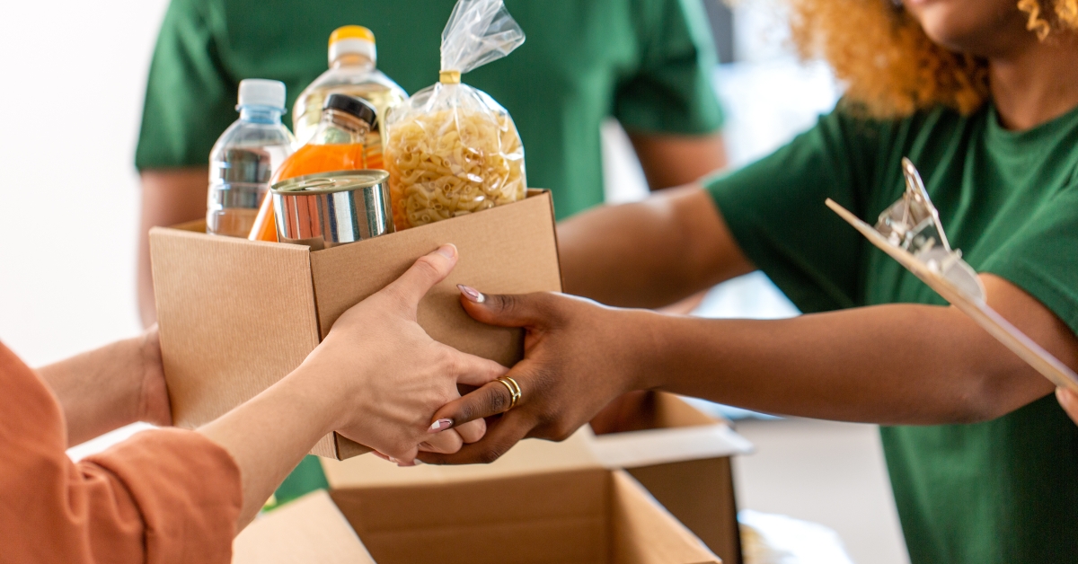 donation and volunteering concept