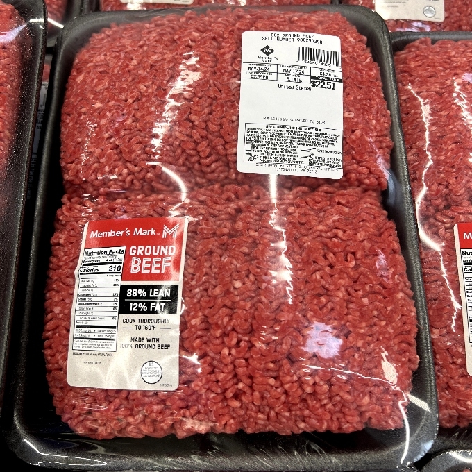 member's mark ground beef