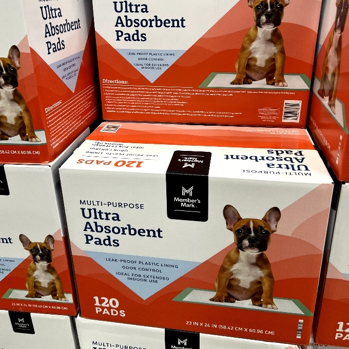memeber's mark ultra absorbesnt pet pads