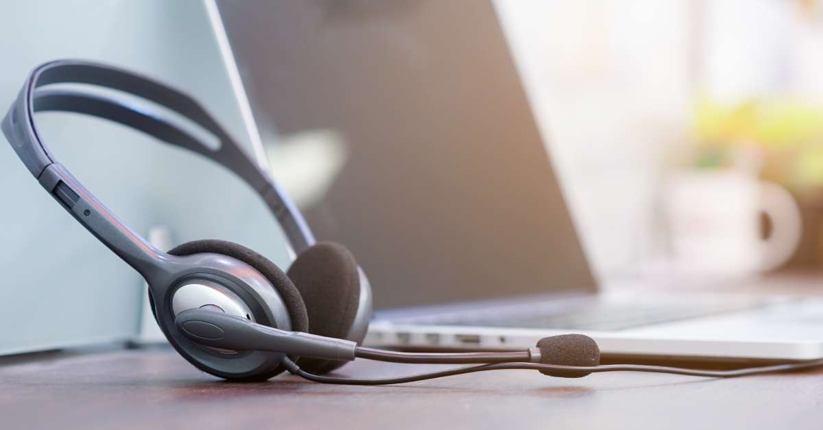 headphone call centre hotline