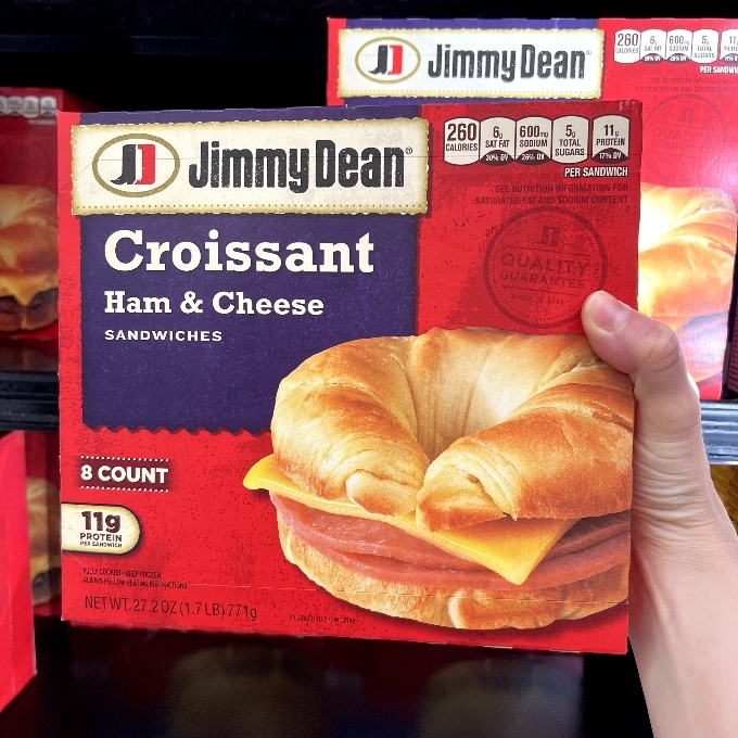 ham and cheese croissant sandwiches