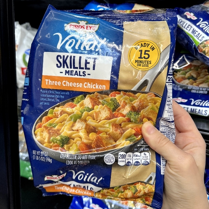 skillet meals three cheese chicken