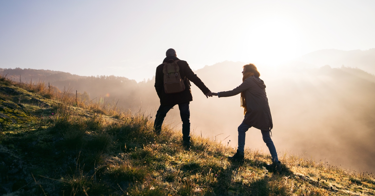 walk in an autumn nature