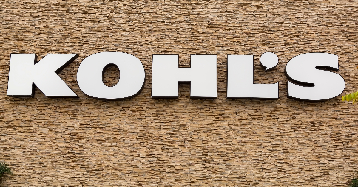 kohl’s sign on wall