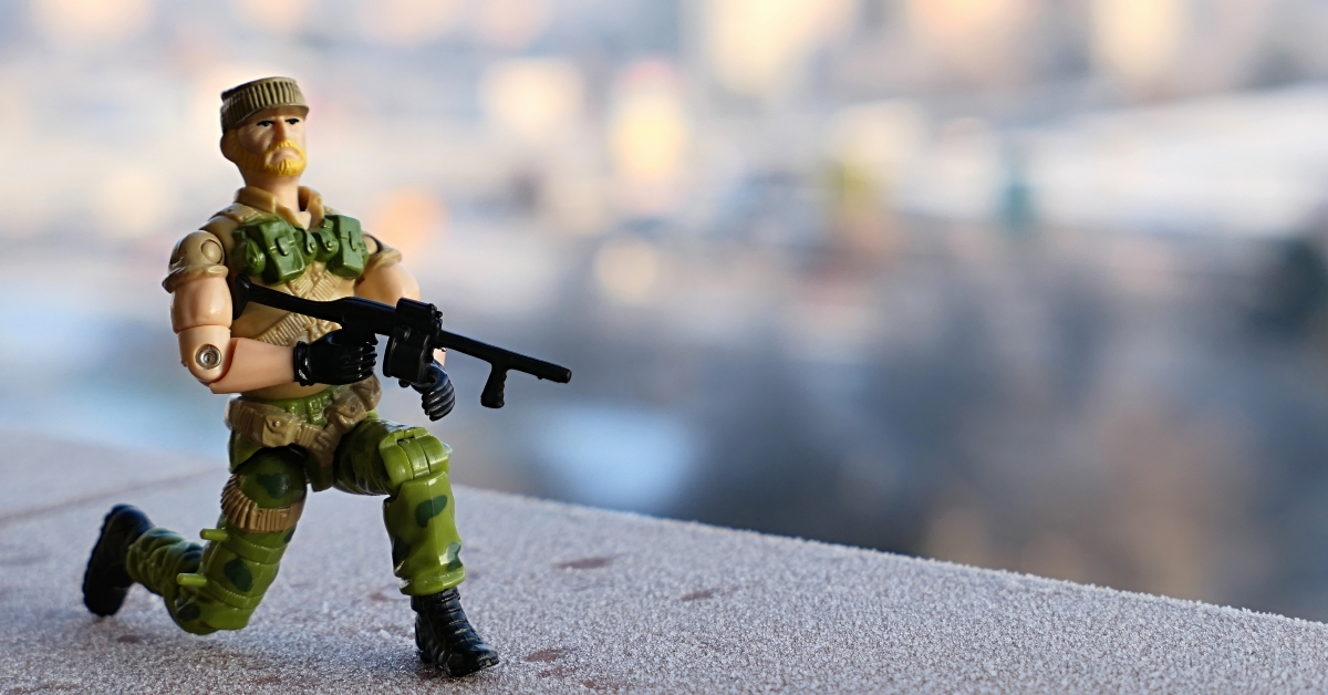 action figure of gi joe