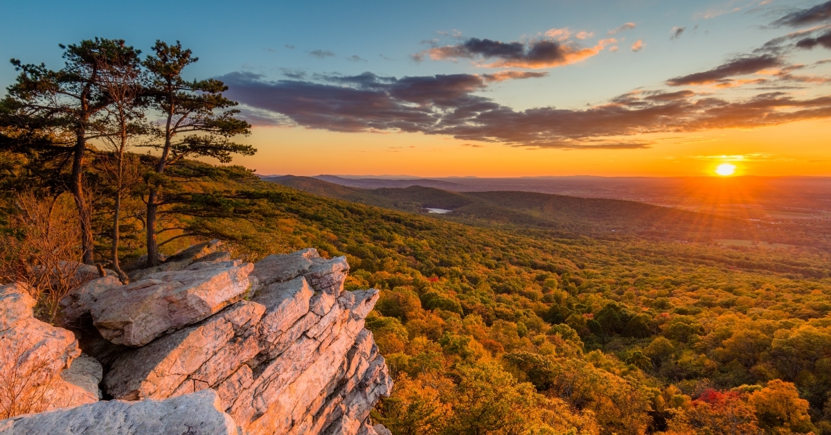 Annapolis Rocks at Appalachian Trail Maryland