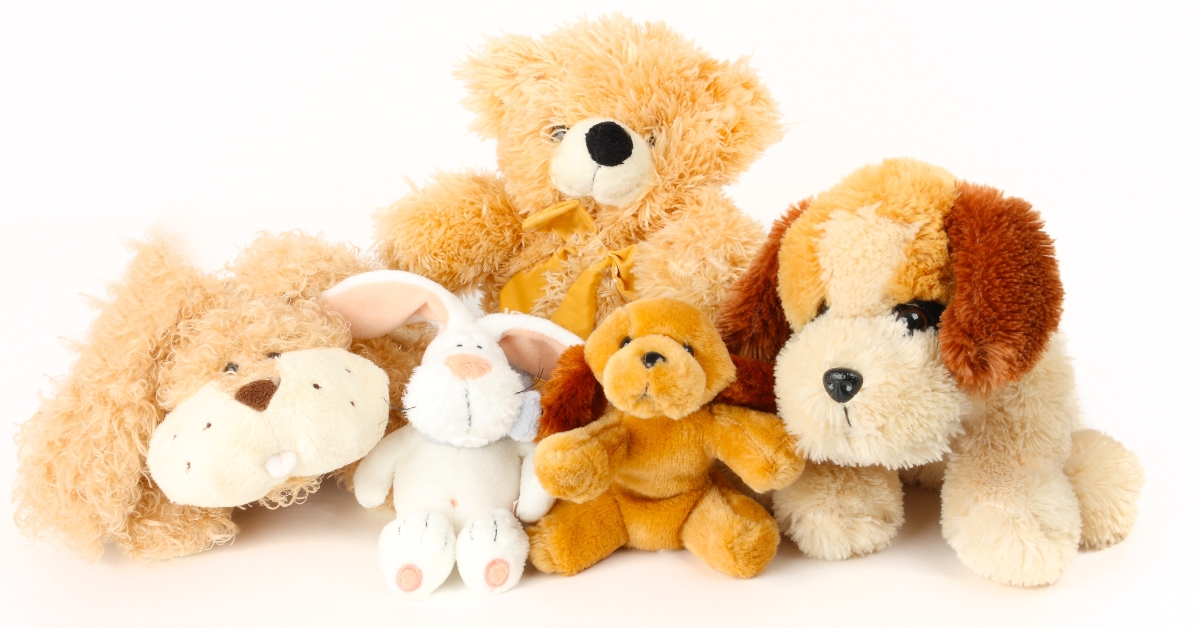 assorted stuffed toys