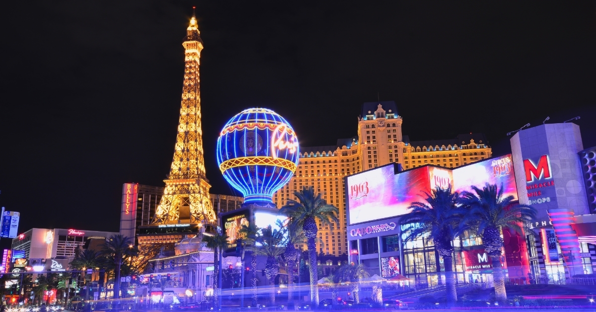 Eiffel Tower and Paris balloon nevada
