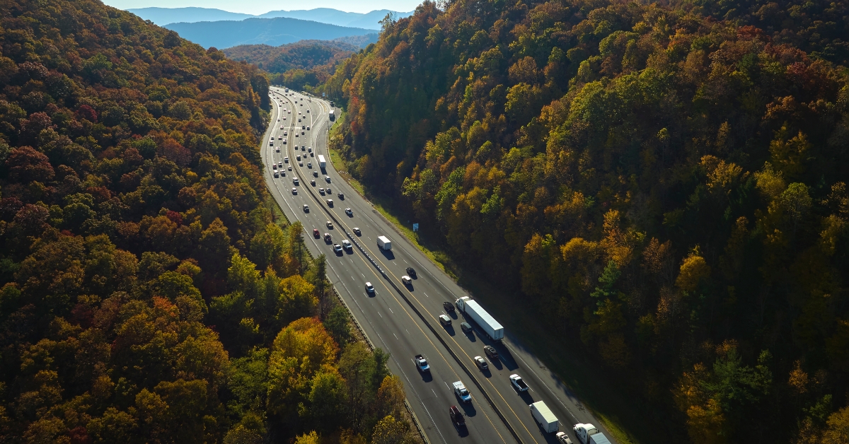 I-40 freeway in north carolina