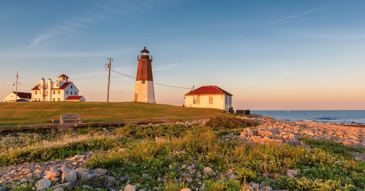 Point Judith light Narragansett Rhode Island