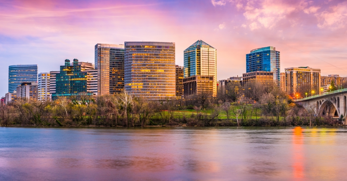 Rosslyn Arlington Virginia skyline