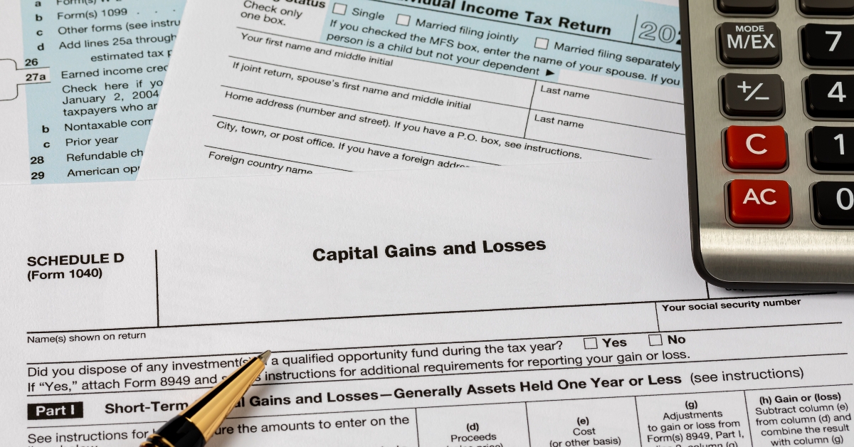 capital gains form