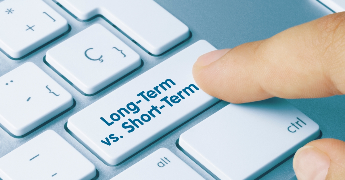 inscription on blue keyboard key