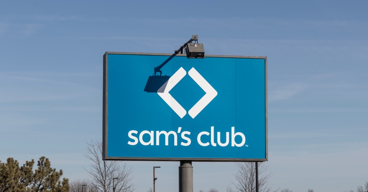 Sam's Club Warehouse board outdoor