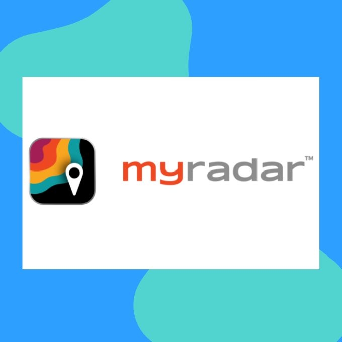 The logo for the MyRadar app