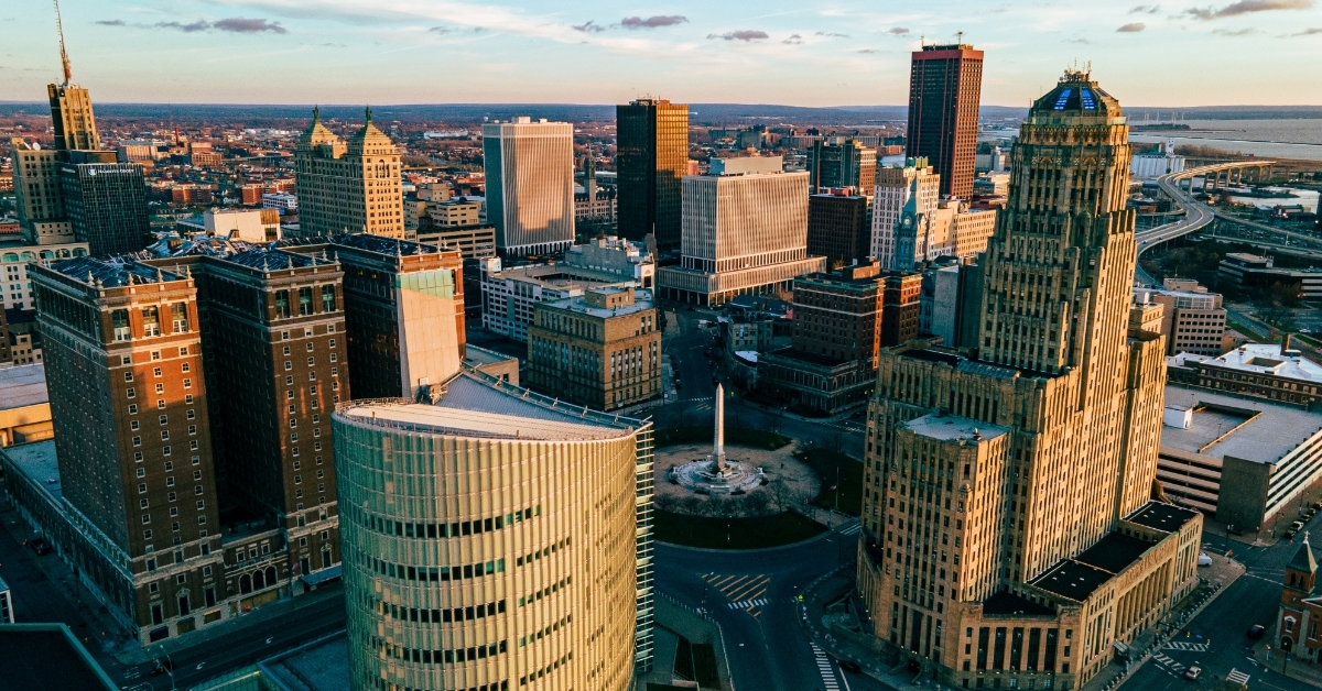 Buffalo NY skyline during day
