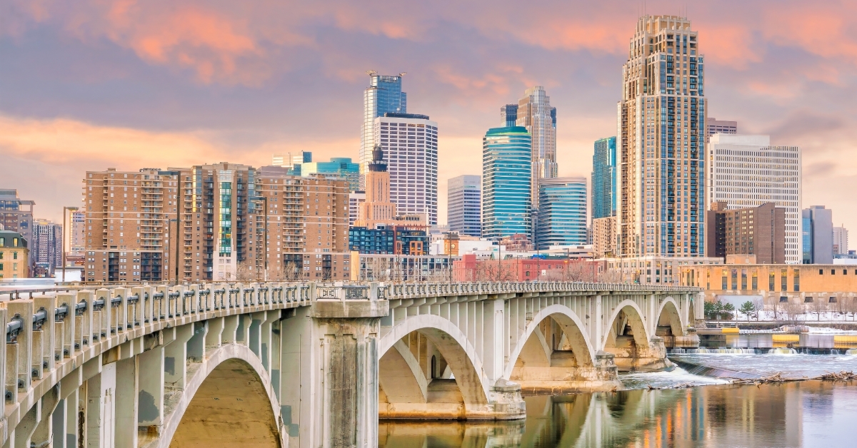Minneapolis downtown skyline Minnesota