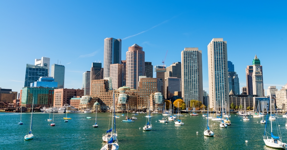 Boston Massachusetts Beautiful city skyline