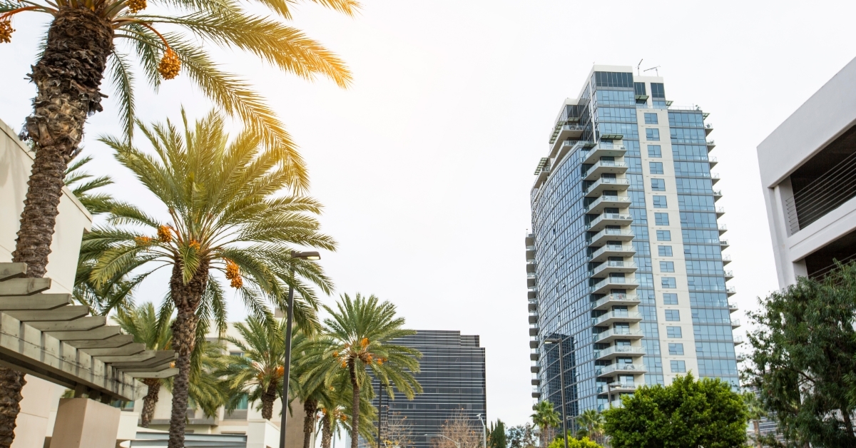 skyline downtown Santa Ana California